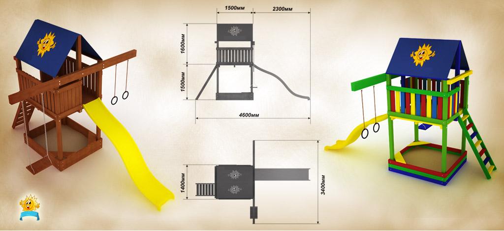 Игровой комплекс для детей своими руками чертежи